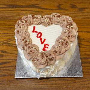 Heart-Shaped 7" Cake