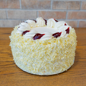 White Chocolate/Raspberry Mousse Cake