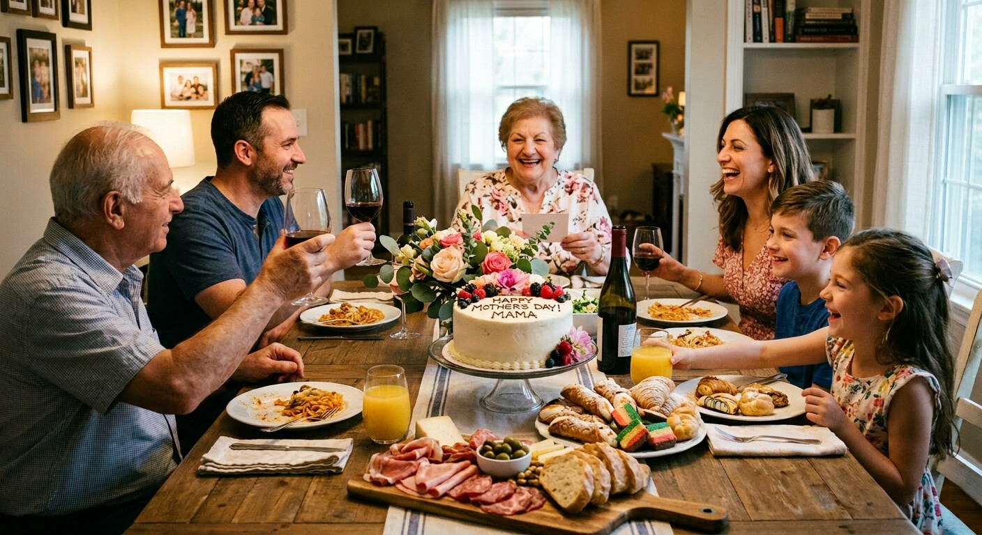 italian mothers day meal
